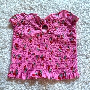 size XS cherry tube top